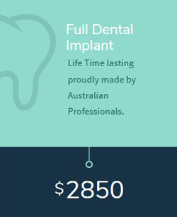 Full Dental Implant cost in Melbourne