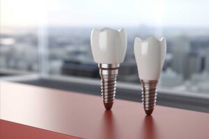 dental implant restoring a missed teeth in one day