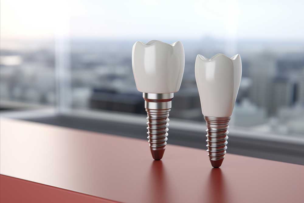 dental implant restoring a missed teeth in one day